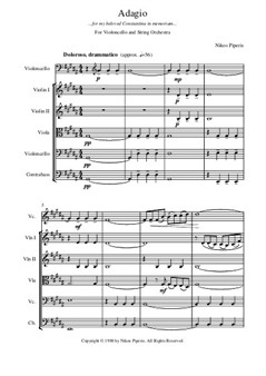 Adagio for Cello and String Orchestra