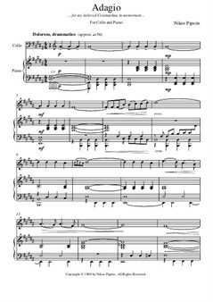 Adagio for Cello and Piano